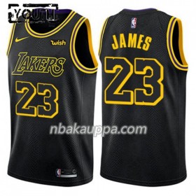Los Angeles Lakers LeBron James 23 Nike City Edition Pelipaidat Swingman - Lasten